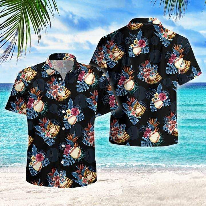 Baseball Summer Vibe Tropical Hawaii Shirt 131 Aloha Shirts Ha17877