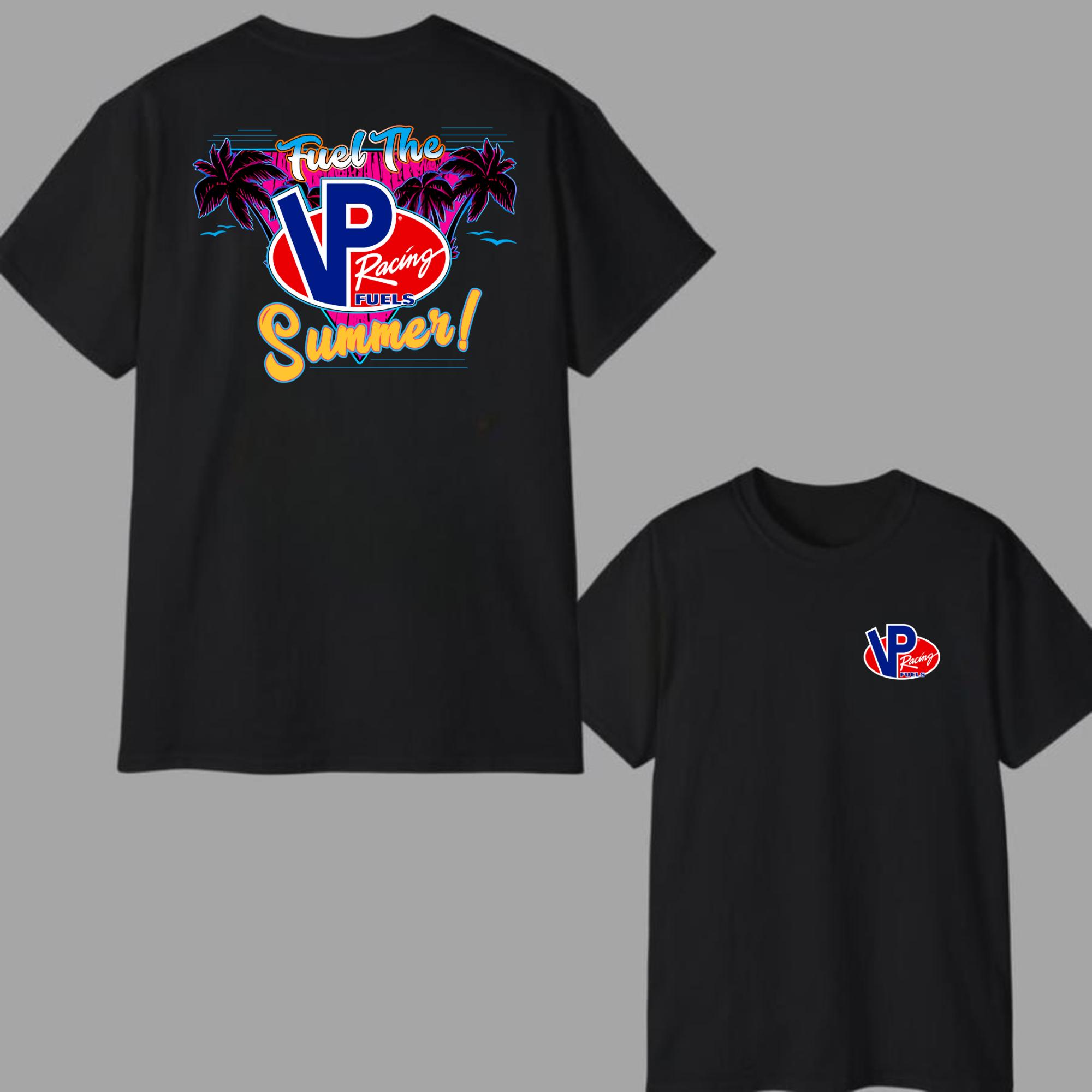 VP Racing Fuel The Summer T-Shirt – Vintage Hot Rod Muscle Car Graphic Tee for Car Enthusiasts Men’s Cotton Tee, Streetwear, Menswear, Tiktok Shop