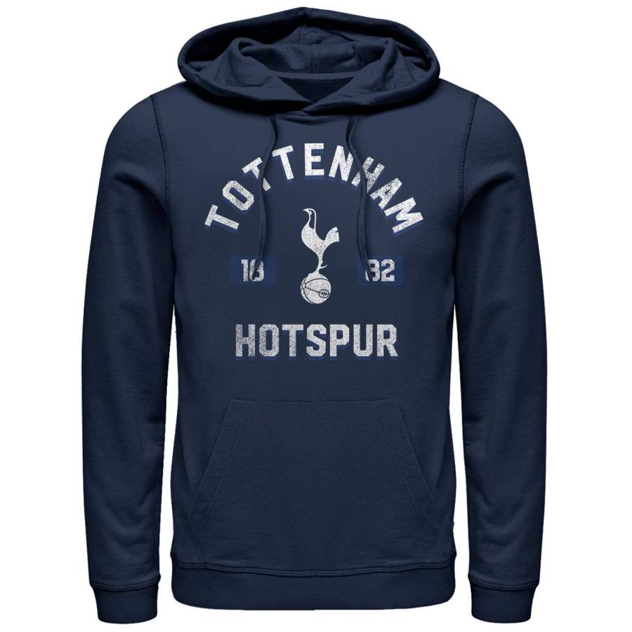 Tottenham Hotspur Football Club Men’s Distressed Bird Logo  Lightweight Hoodie