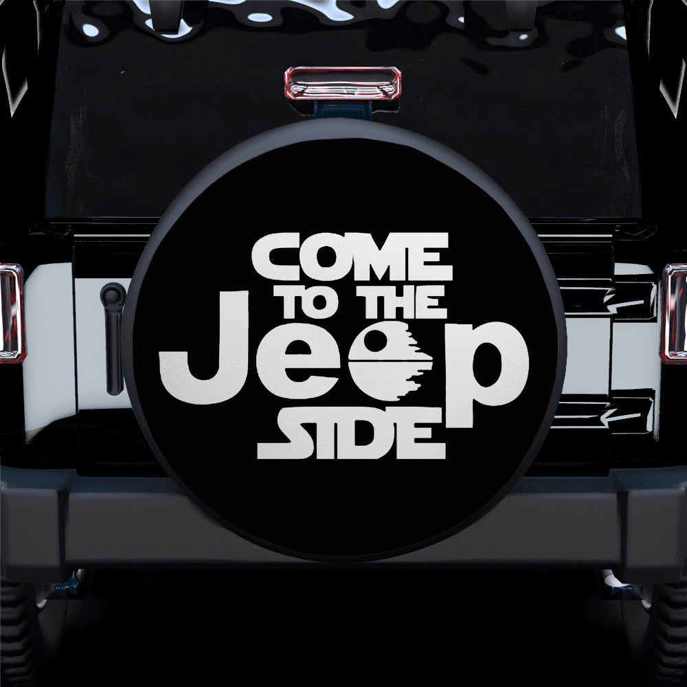 Come To The Jeep Side Car Spare Tire Covers Gift For Campers