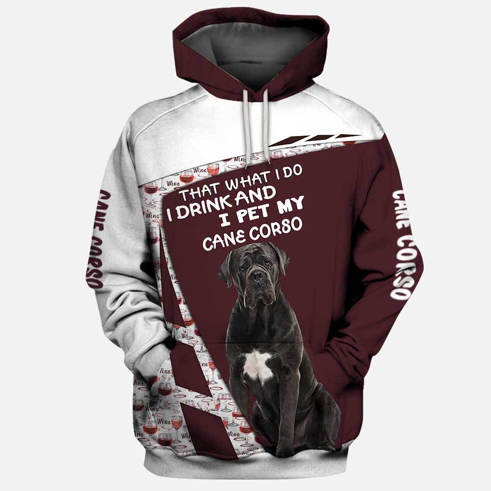 Cane Corso Drink And Pet 3D Full Printing