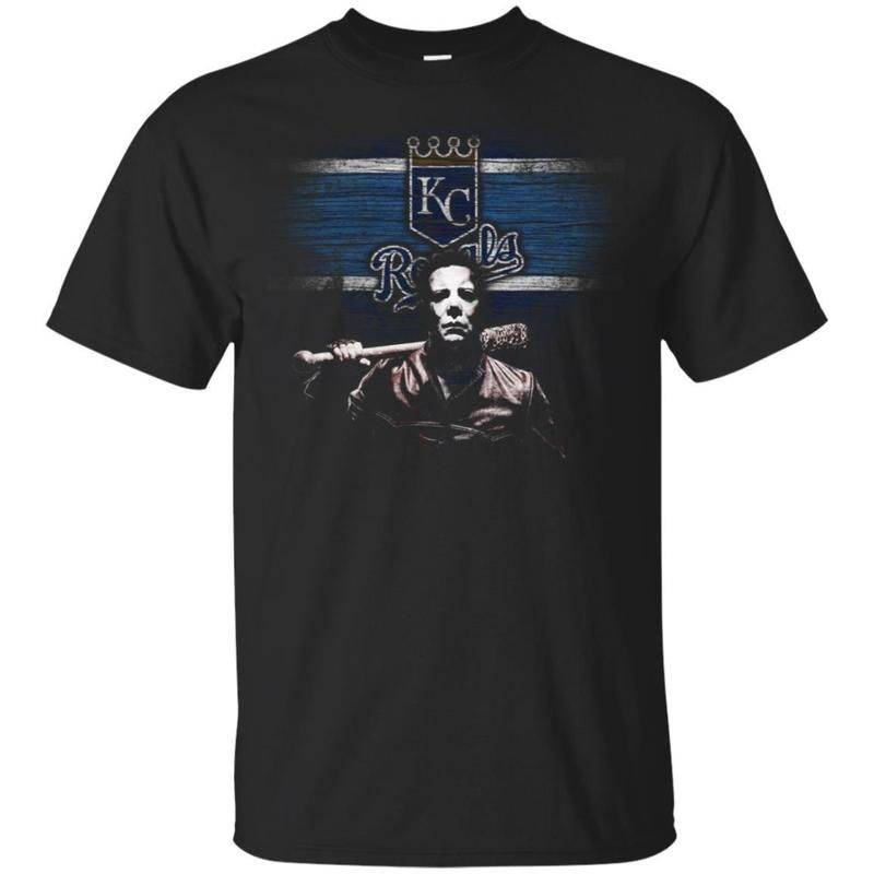 Michael Myers Kansas City Royals Shirt Halloween Costume Tt08