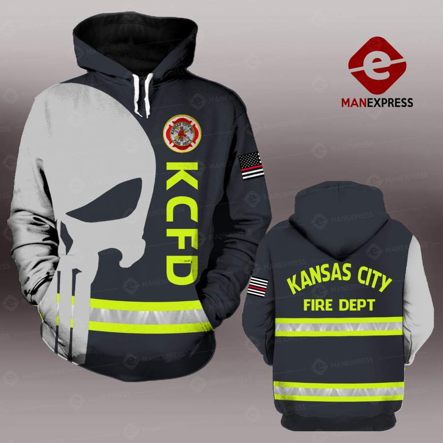 MH KANSAS CITY FIRE DEPARTMENT HOODIE PRINTED