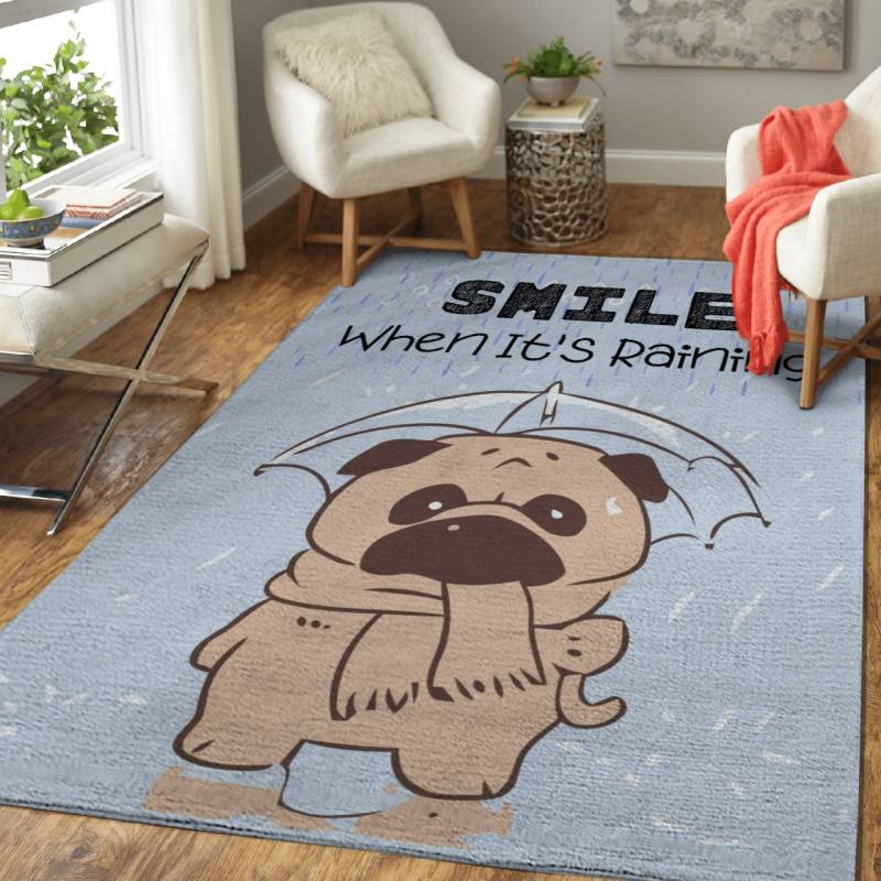 Smile When Its Raining – Animals Area Rug Carpet