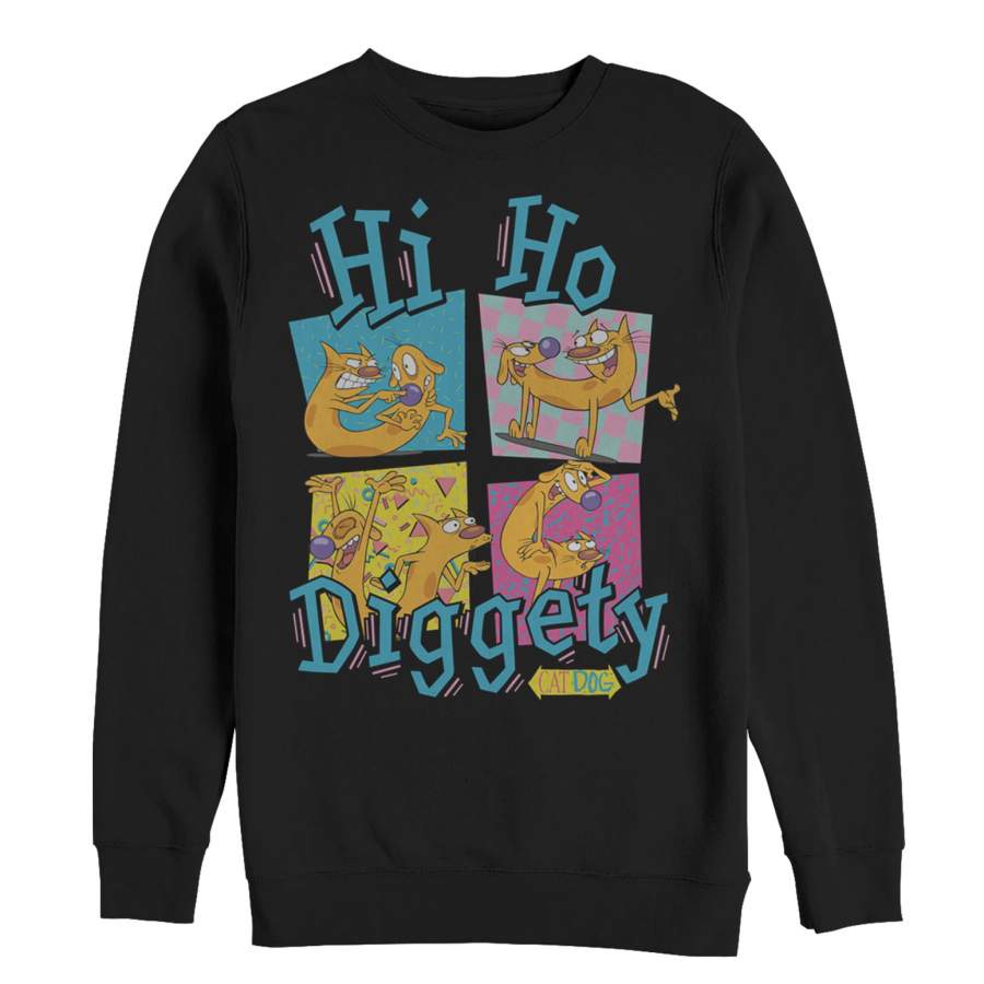 CatDog Men’s Hi Ho Diggety  Sweatshirt