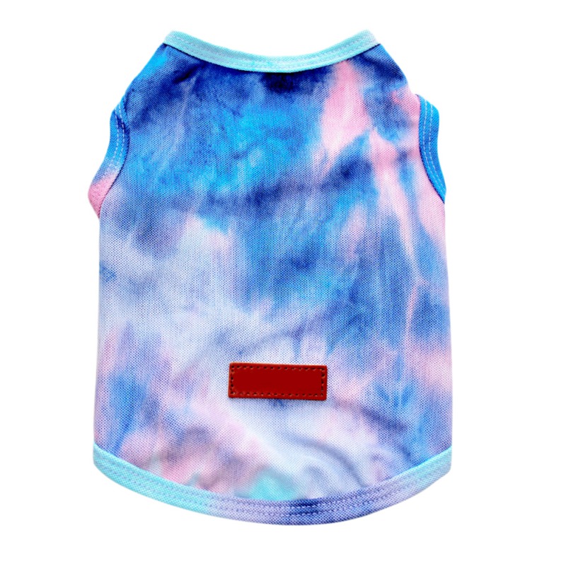 Breathable Dog Clothes For Small Dogs Winter French Bulldog Coat Dog Tie-dye Costume Chihuahua Puppy Hoodies Pet Clothing alx