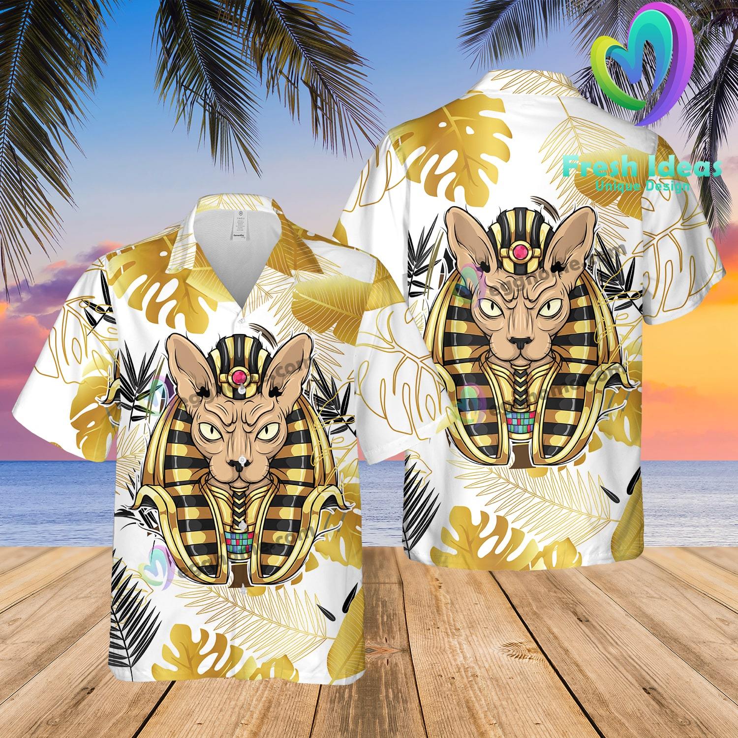 Best Cat Lovers Ever Summer Hawaii Beach Shirt Ha23240