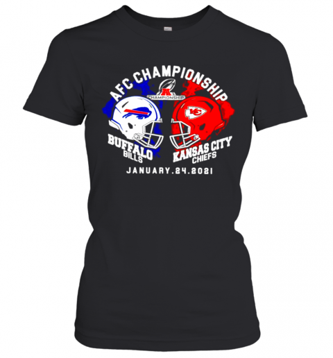 Afc Championship Buffalo Bills Vs Kansas City Chiefs January 24 2021 Women’S T-Shirt