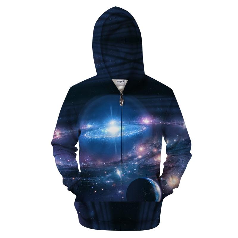 Bright Galaxy Zip-up Hoodie