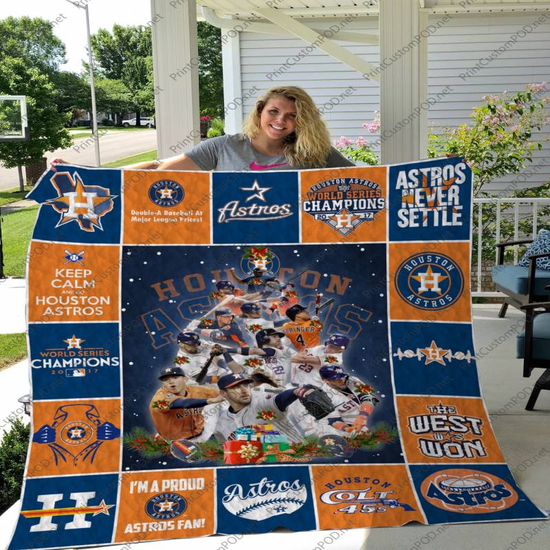 H – Houston Astros Quilt Blanket Ver christmas