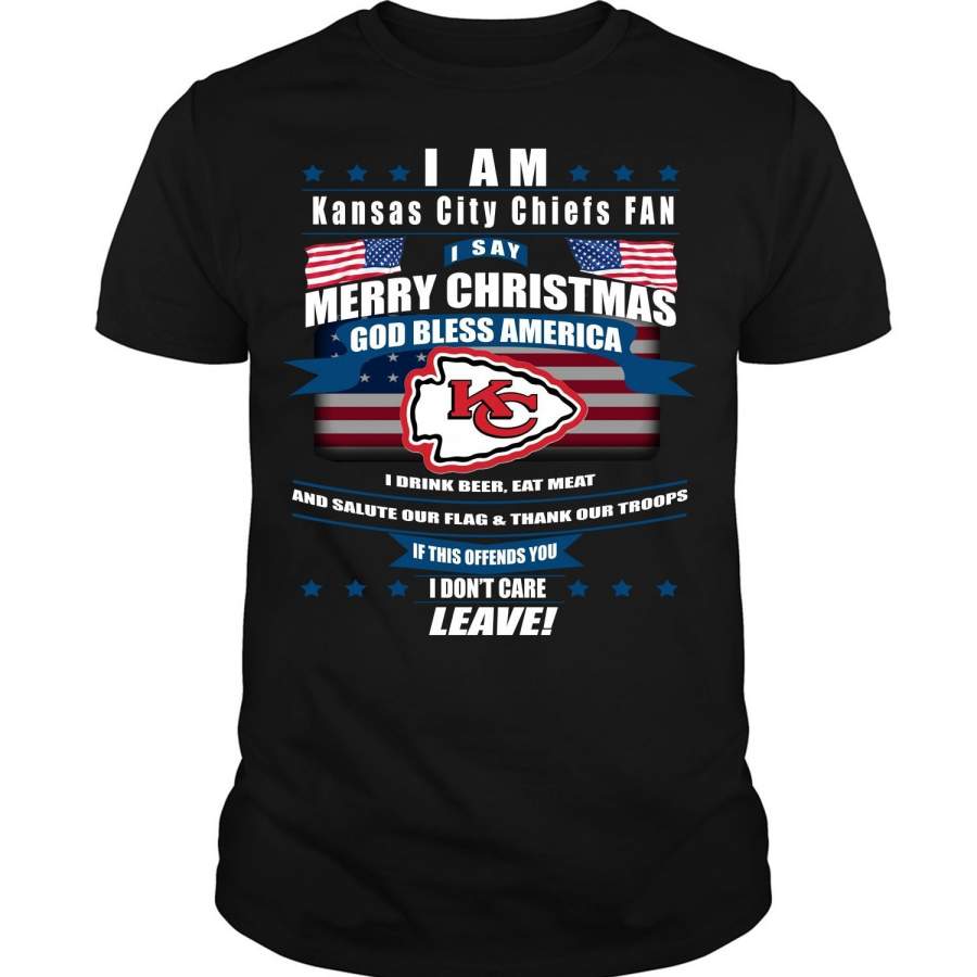 God Bless America T Shirt, Kansas City Chiefs T Shirt