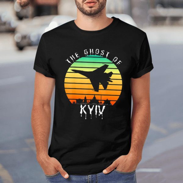 Ghost Of Kyiv The Hero Of Kyiv Ukraine Russia War Shirt Ukraine Support Shirt Hn
