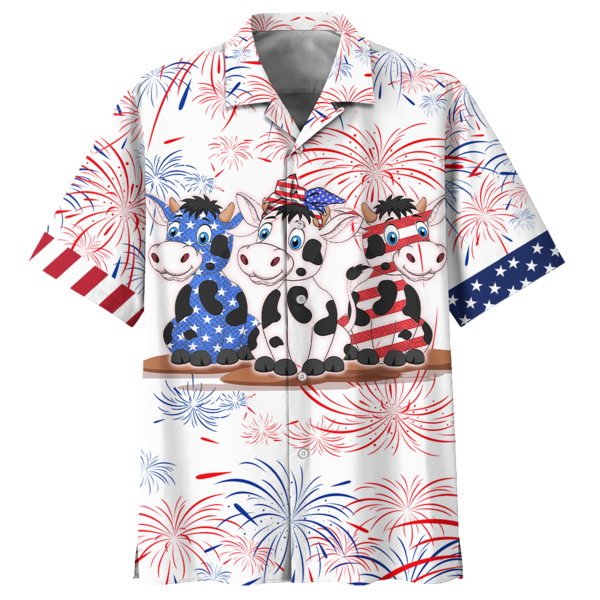 America Cow Hawaii Shirt Short Hawaii For Hawaii Aloha Ha11718