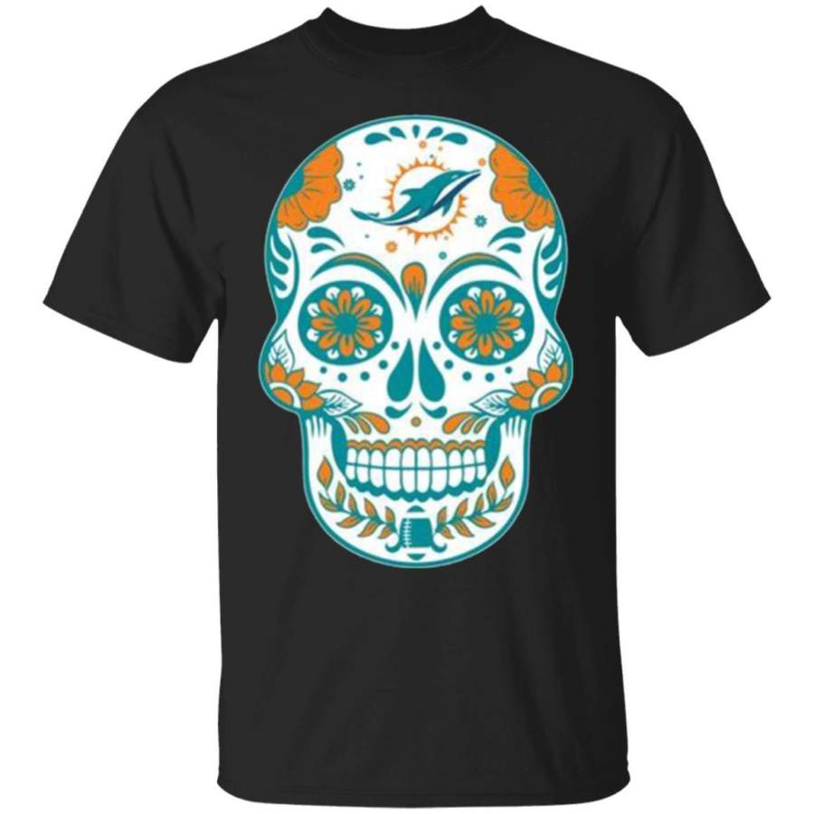 Favorable Miami Dolphins Sugar Skull shirt