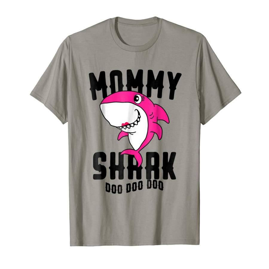 Mommy Shark T Shirt Mother Grandma Halloween Christmas