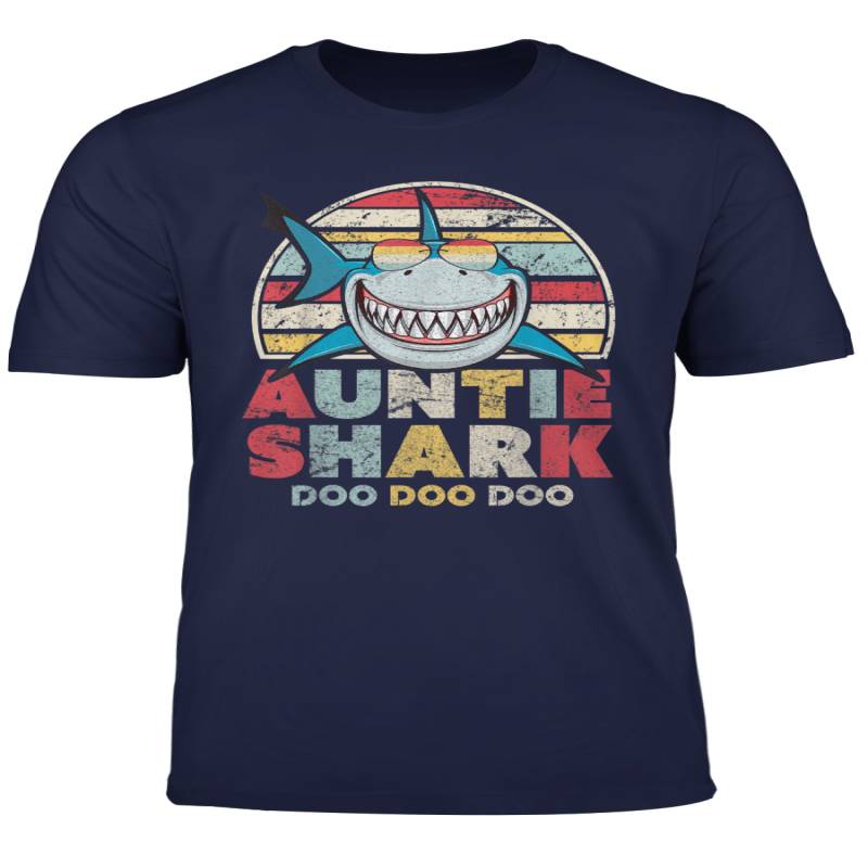 Auntie Shark T Shirt Doo Doo Doo Tee