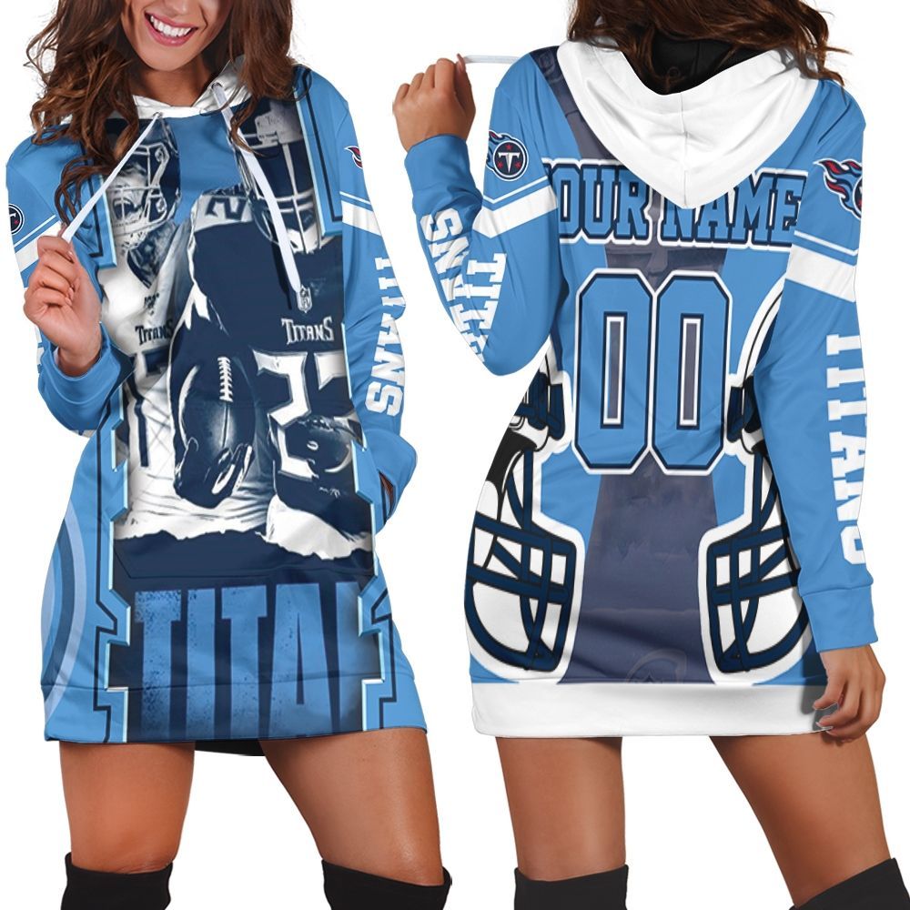 Tennessee Titans Super Bowl 2021 AFC South Division Champions Super Bowl 2021 Personalized 3D Hoodie Dress