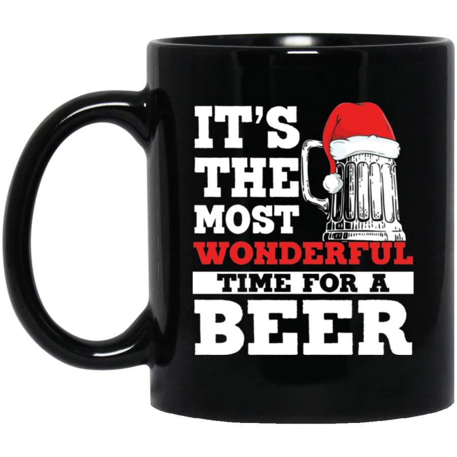 It’s The Most Wonderful Time For A Beer Christmas Gift Mug