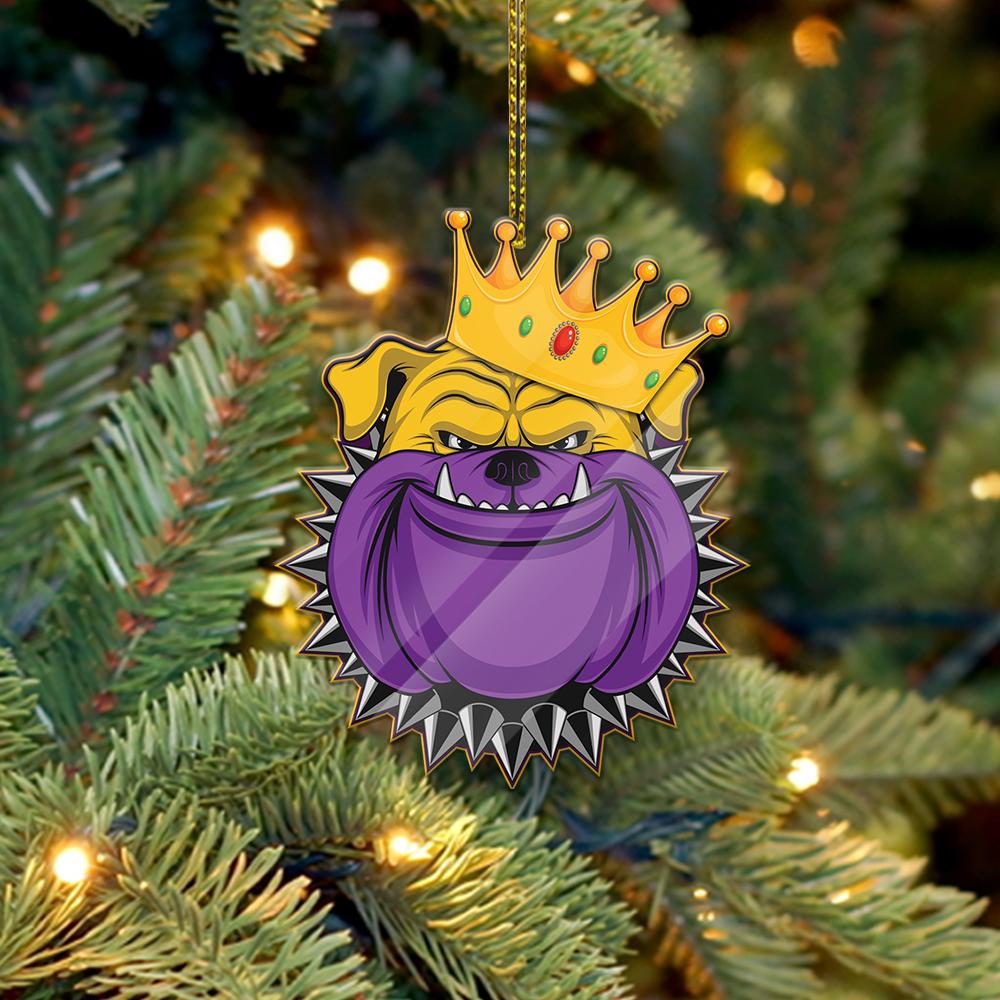 Wonderprint Ornament – King Of Bulldog Omega Psi Phi Shape Acrylic Ornament Lt10