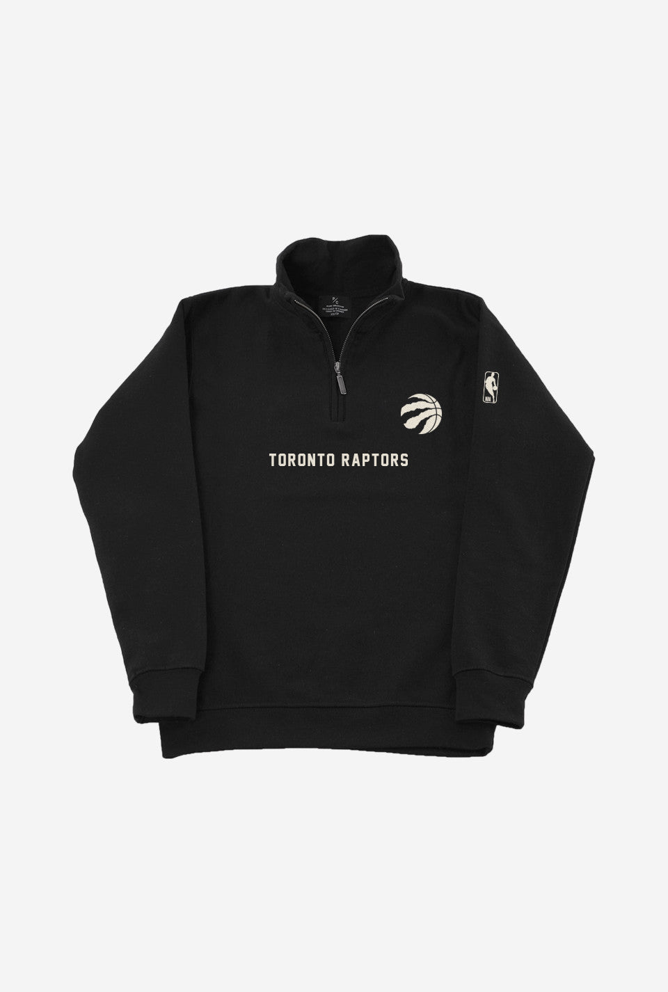 Toronto Raptors 1/4 Zip Sweater – Black