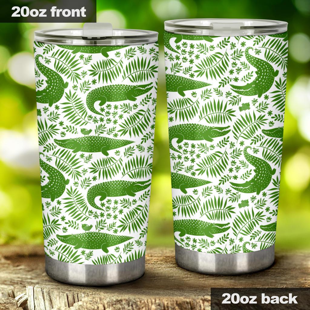 Crocodile Pattern Tumbler