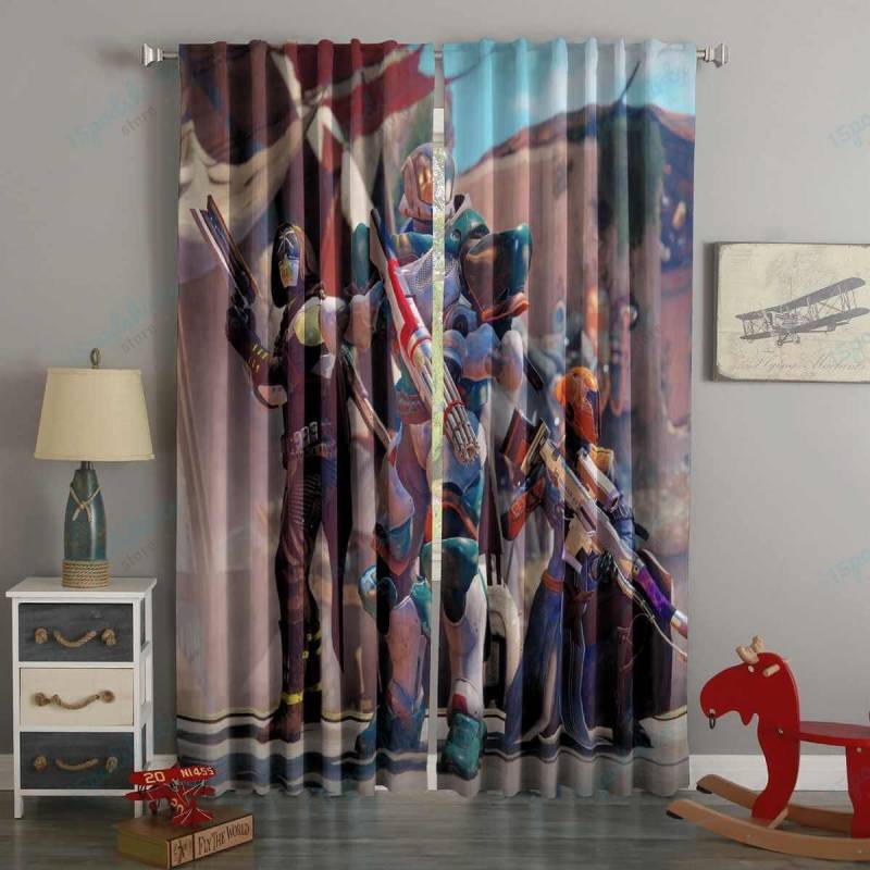 3D Printed Destiny2 Style Custom Living Room Curtains