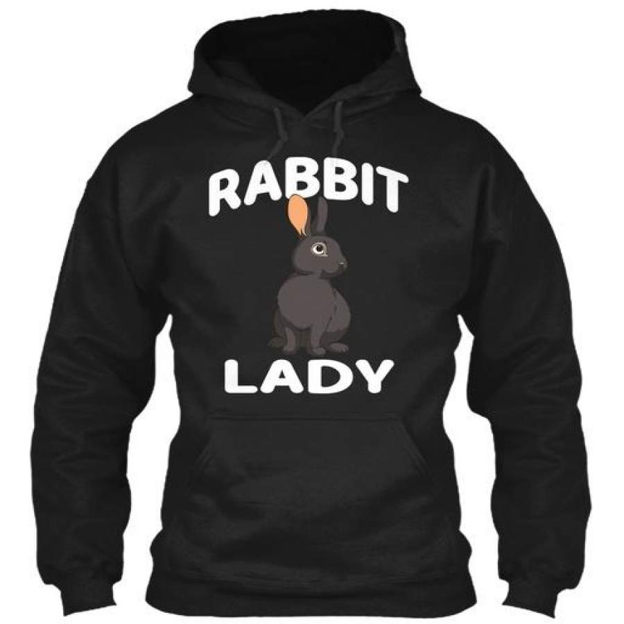 Rabbit 2 Lady Cute S Gildan Hoodie Sweatshirt