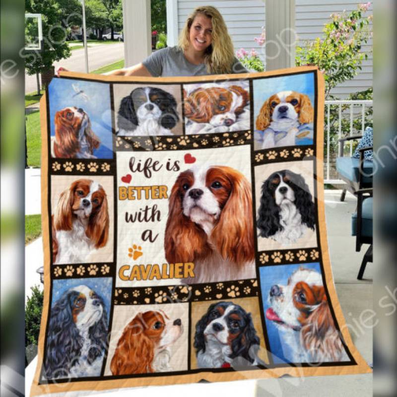 Cavalier King Charles Spaniel Dog Blanket DCB2301 69O52