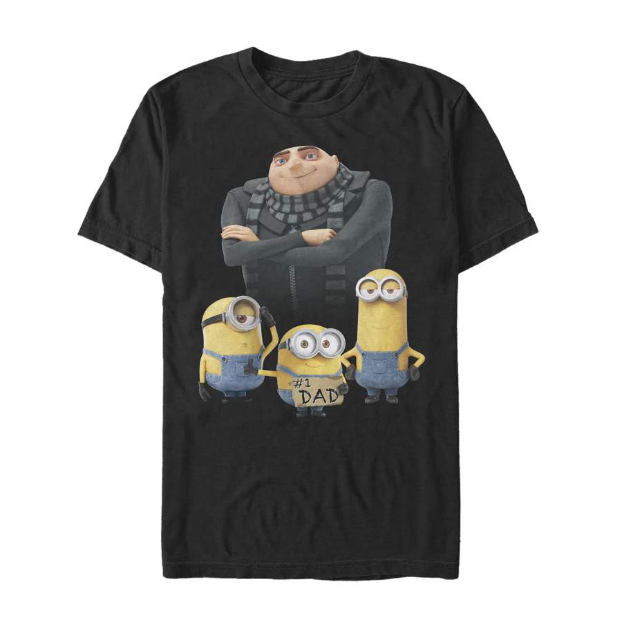 Despicable Me Men’s Father’s Day #1 Dad  T Shirt