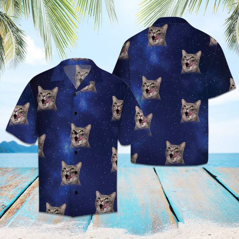 Amazing Funny Cat Hawaii Shirt Ha71359