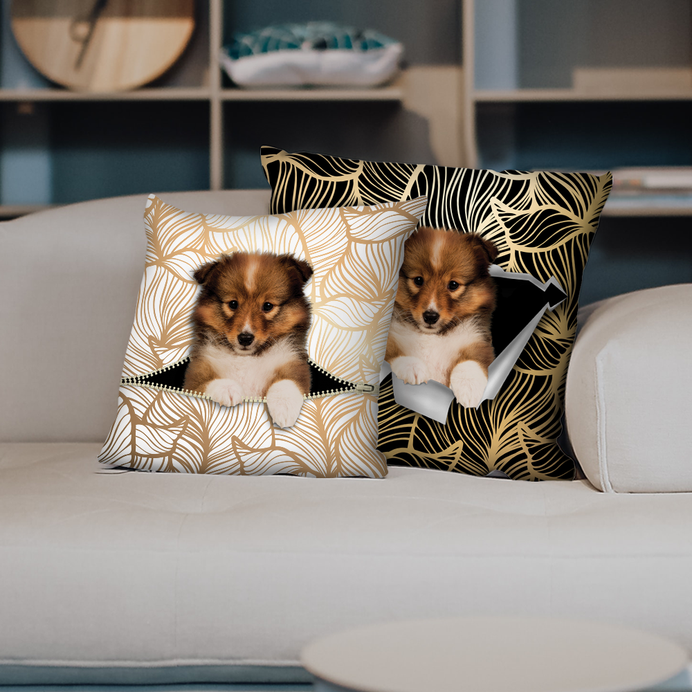 They Steal Your Couch – Shetland Sheepdog Pillow Cases V1 (Set of 2)