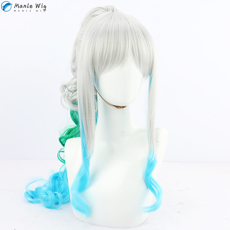 Anime One Piece Yamato Cosplay Wig 70cm Long With Horns Prop Heat Resistant Synthetic Hair Women Halloween Party Wigs + Wig Cap alx