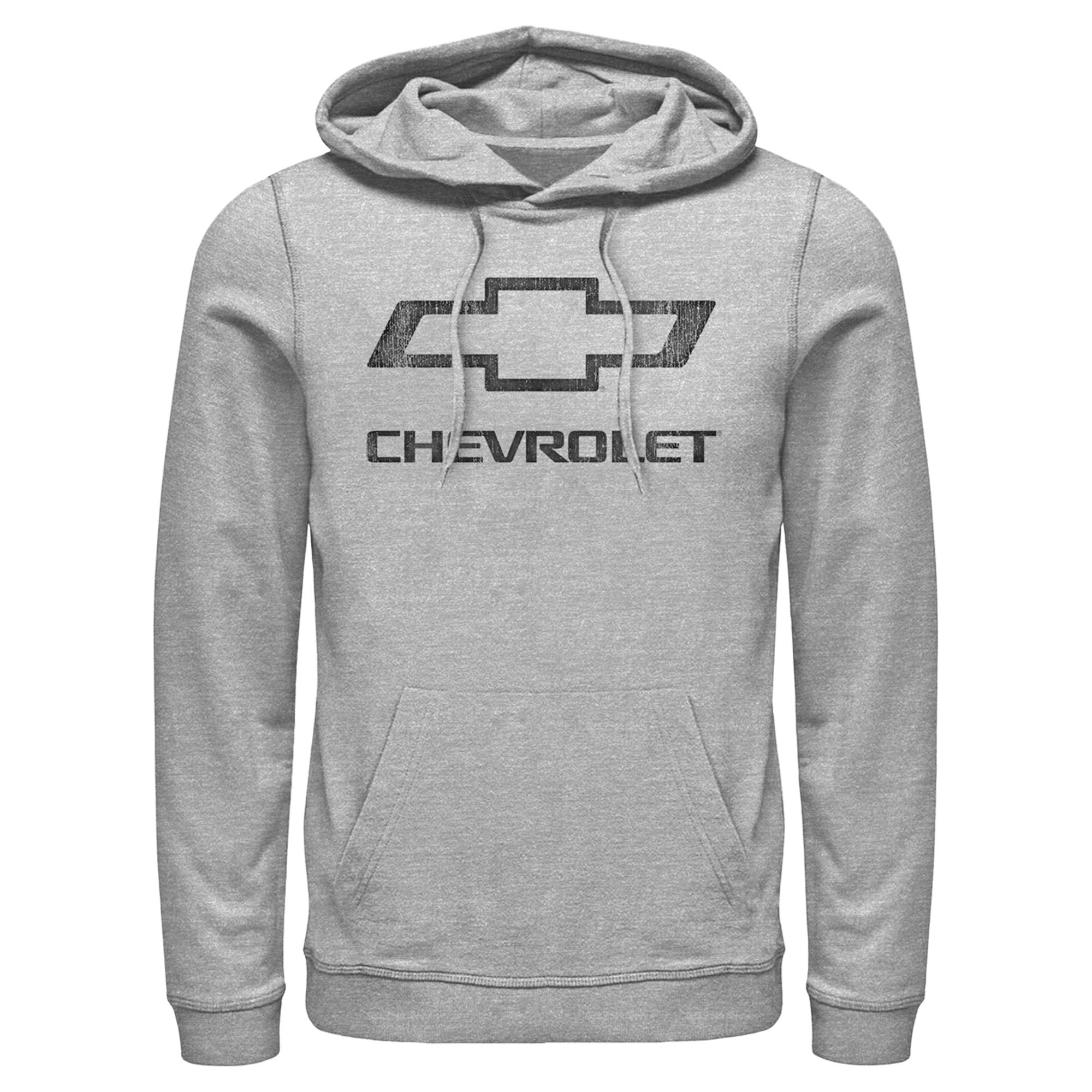 Men’S General Motors Distressed Chevrolet Logo Pull Over Hoodie