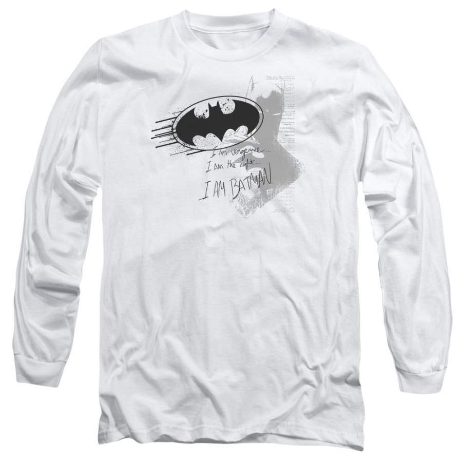 Batman – I Am Vengeance Long Sleeve Adult 18/1