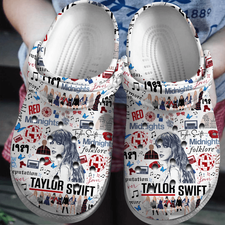 Taylor Swift Crocss Comfortable Shoes Crocband Clogs 19-1-2