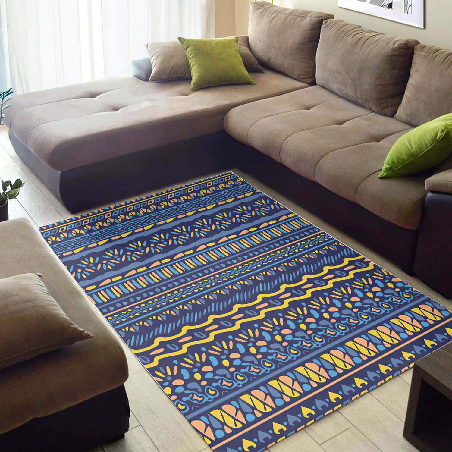 Nice African Style Rugs Graphic Afrocentric Art African Style Carpet African Inspired Living Room WBG3429