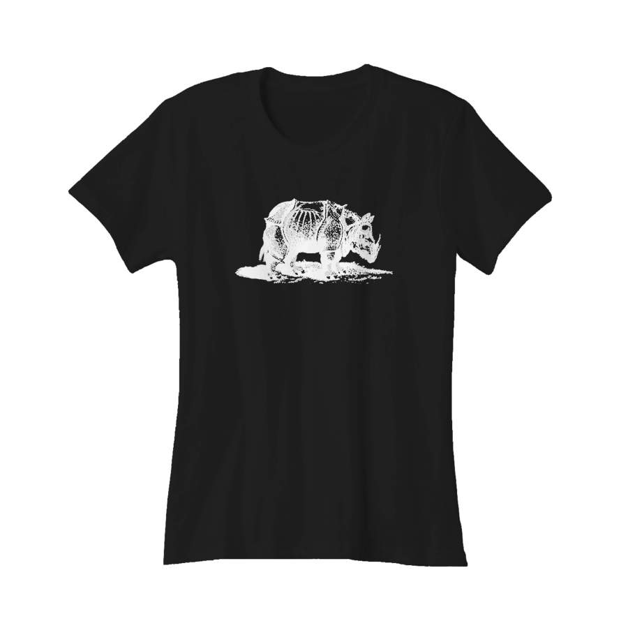 The Rhinoceros Vintage Image Artwork Sebastian M?nster Women’s T-Shirt