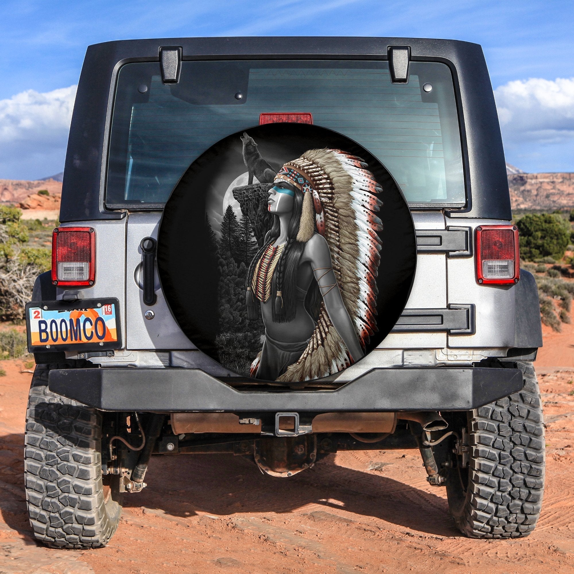 Jeep Native American Spare Tire Cover No.5 Lt6