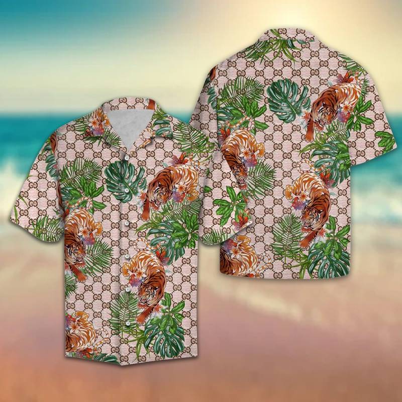 Tiger Tropical Hawaiian Shirt Ha35764