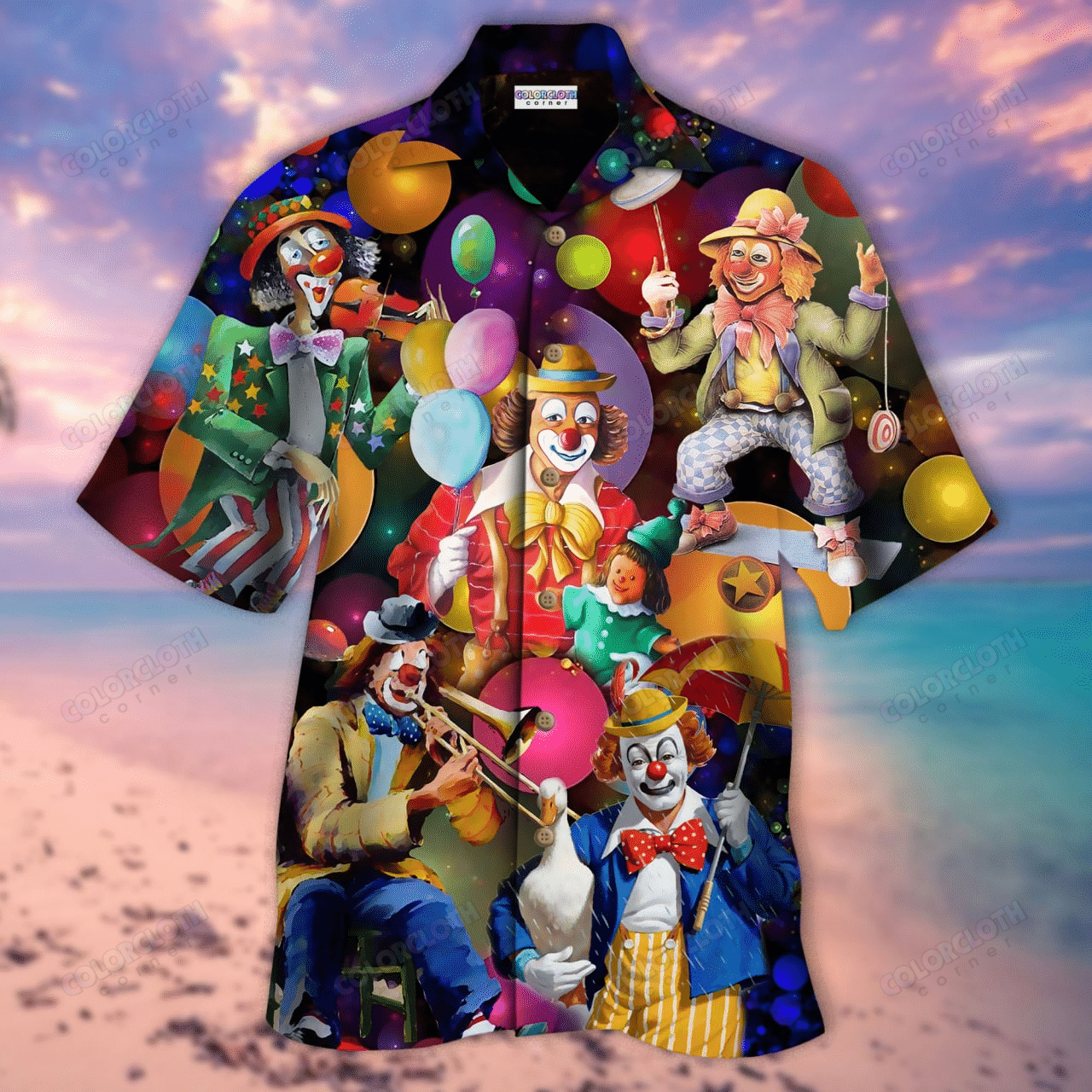 More Clown Less Hawaii Shirt Ha12083