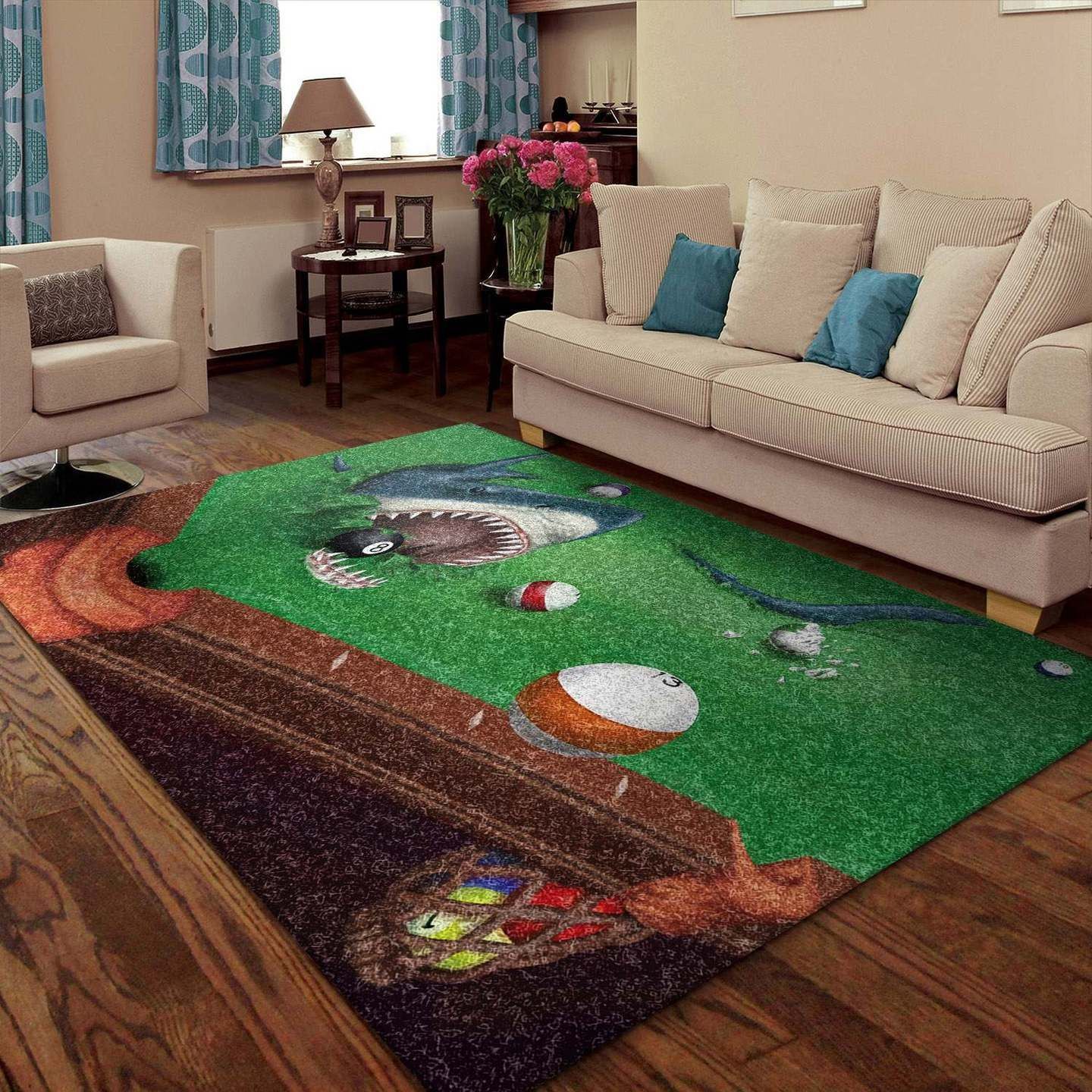 Billiards Shark AAM Rug BEVRHD