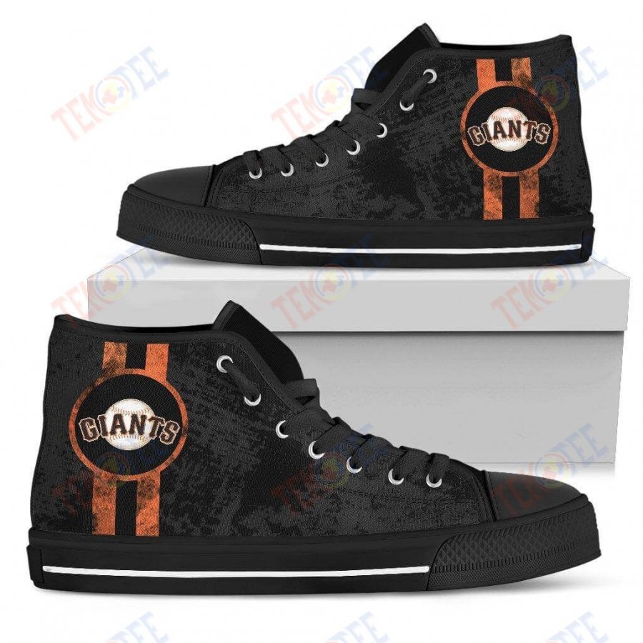 Mens Womens San Francisco Giants High Top Shoes Triple Stripe Bar Dynamic Shoes For Men Custom Shoes TMT603