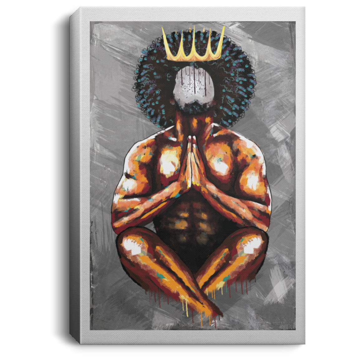 Black King Canvas