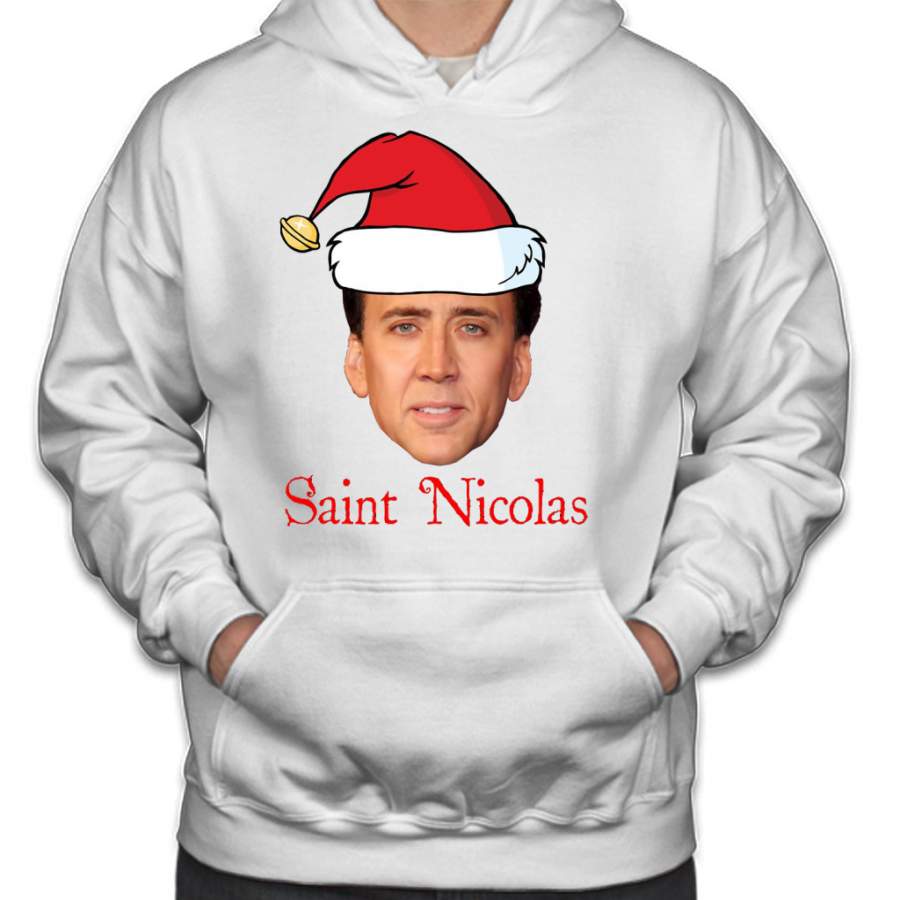 Saint Nicolas Cage Christmas Hoodie