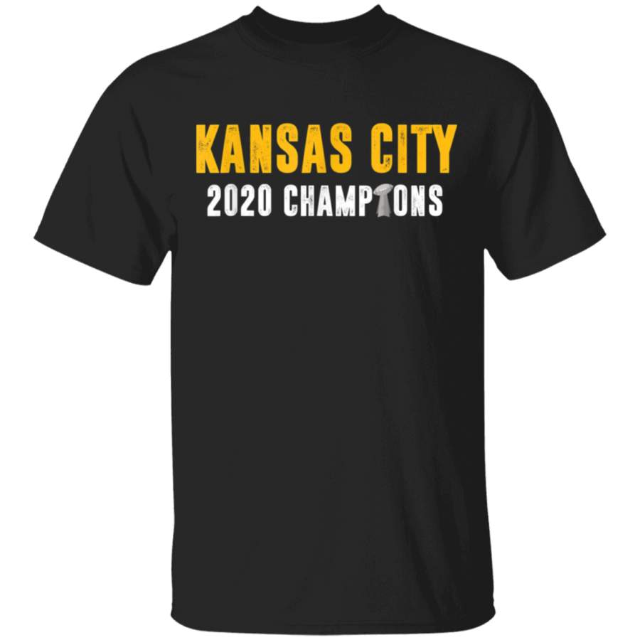 Kansas City 2020 Champions Trophy football superbowl Distressed Vintage Retro T-Shirt