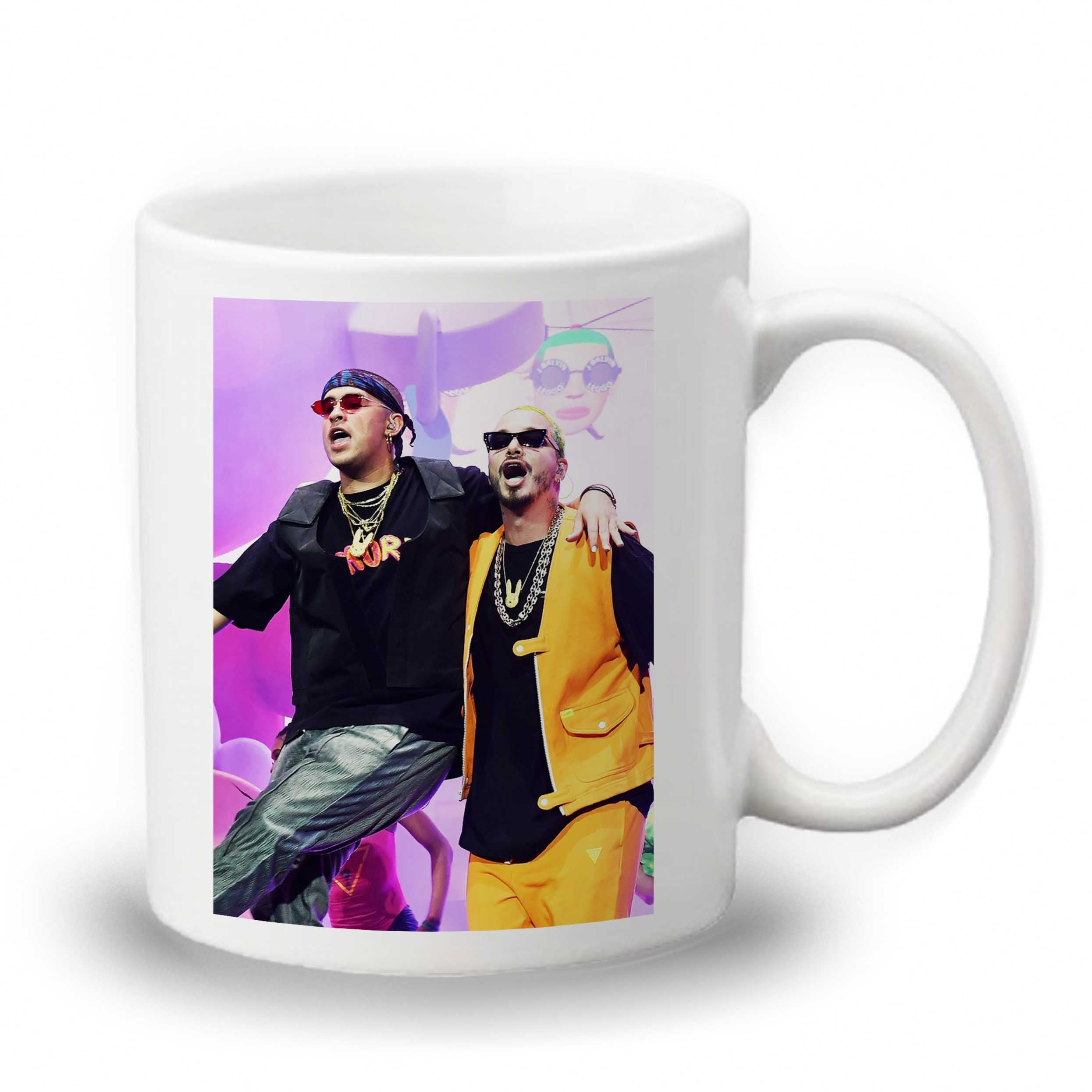 J Balvin Bad Bunny Oasis Spanish Concert Mug