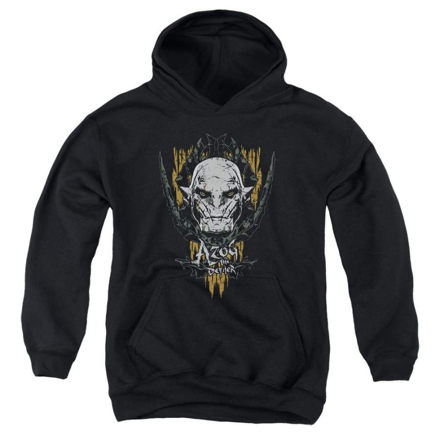 The Hobbit Azog Kids Youth Hoodie Black