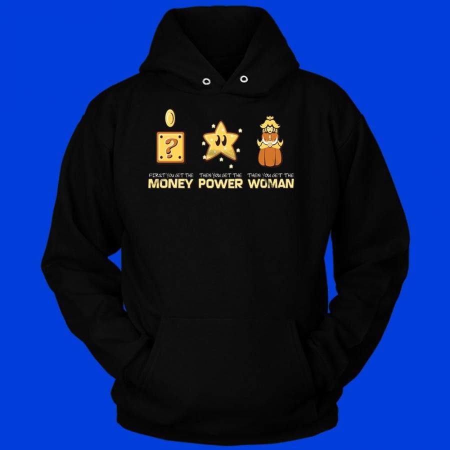 Super Mario Bros Money Power Woman Men’S Hoodie