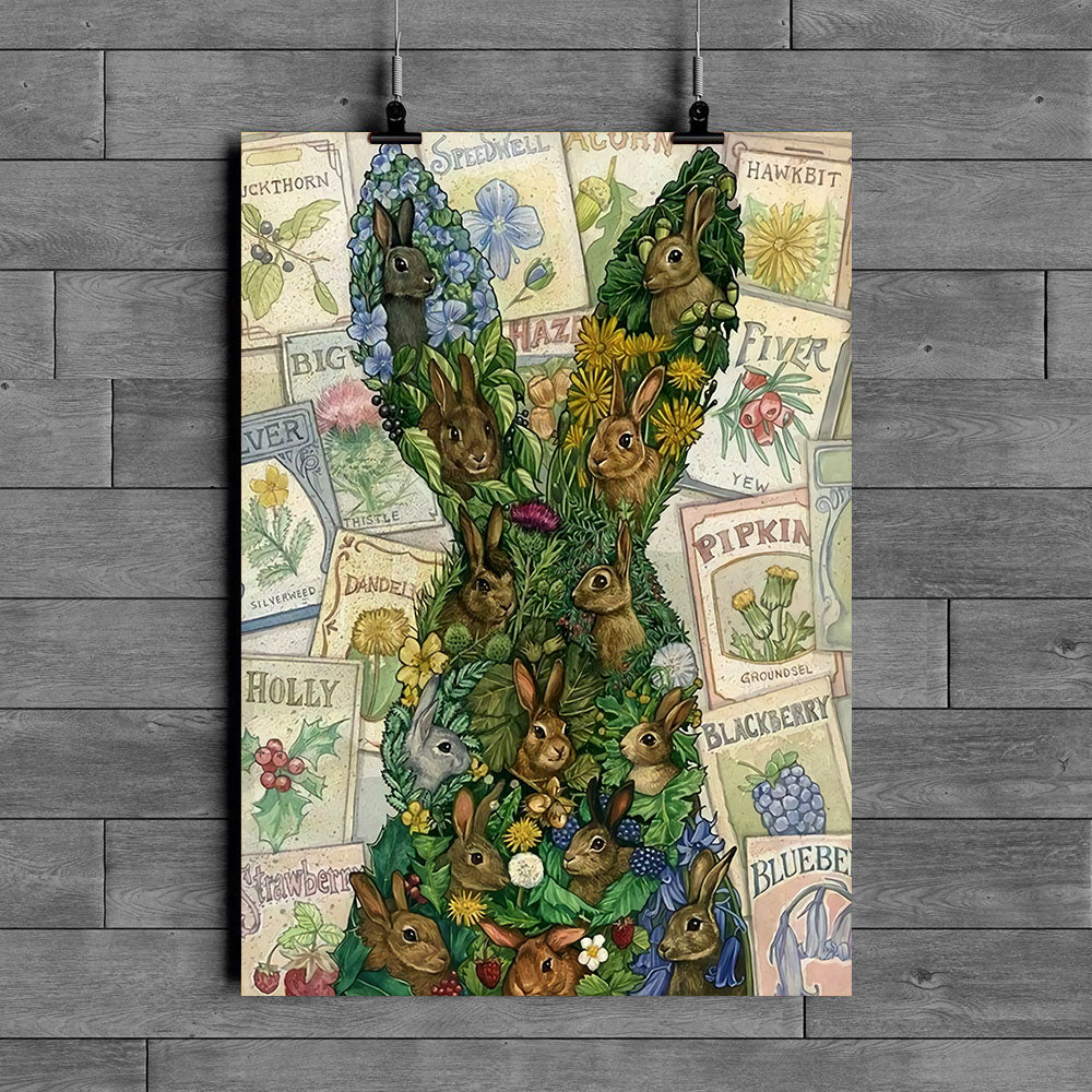 Rabbit Poster Hu131103Pt