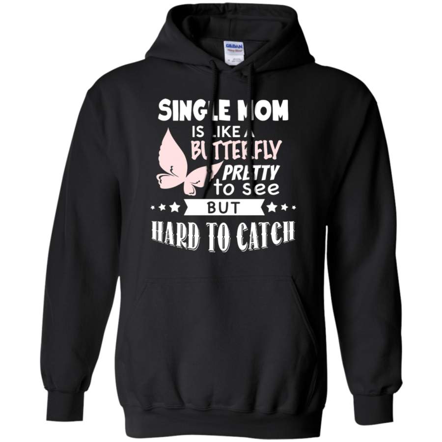 AGR Single Mom Is Like A Butterfly Hoodie